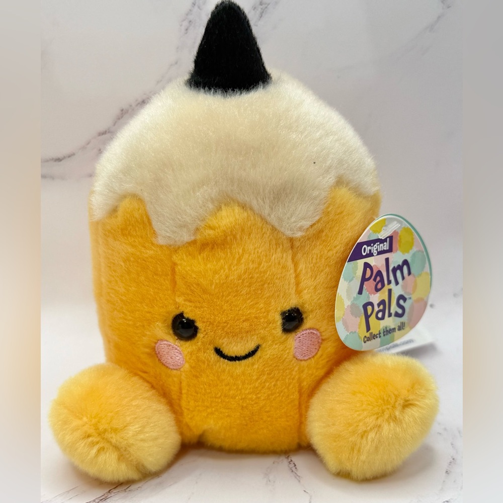 Palm Pals Aurora teacher set of 4 plush toys- pencil, glue, apple, crayons NWT - Picture 5 of 6